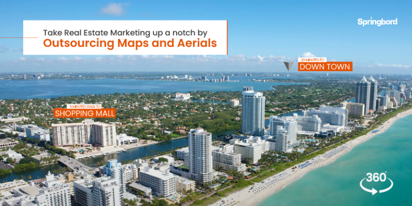 Take real estate marketing up a notch by outsourcing maps and aerials