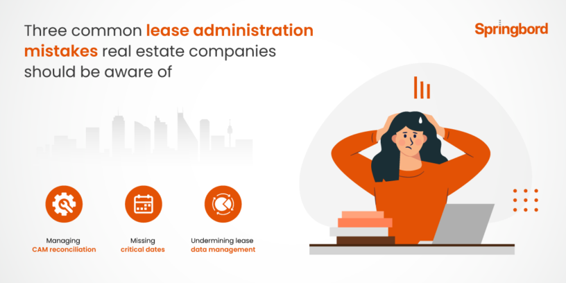 Three common lease administration mistakes real estate companies should be aware of