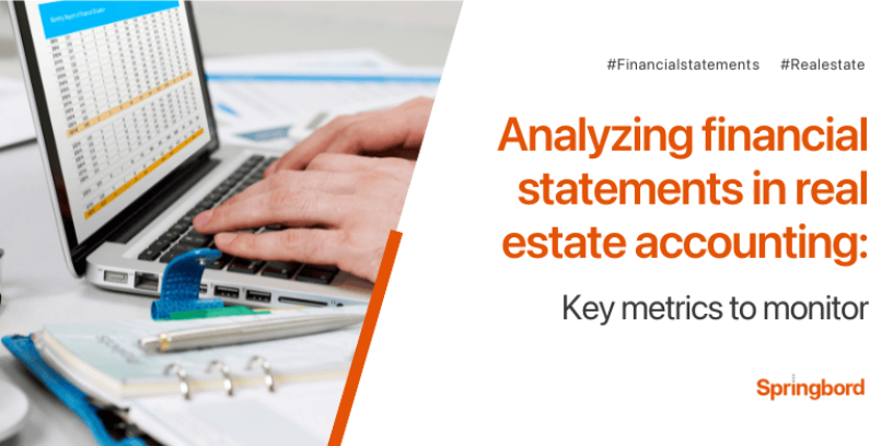 financial statements in real estate accounting