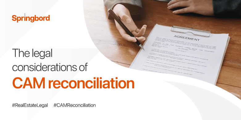 legal considerations of cam reconciliation