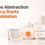 3-tier lease data validation framework showing 100% verification of dates and dollars, risk-based clause review, and spot checks of reference fields.