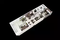 Commercial Floor Plan 3D